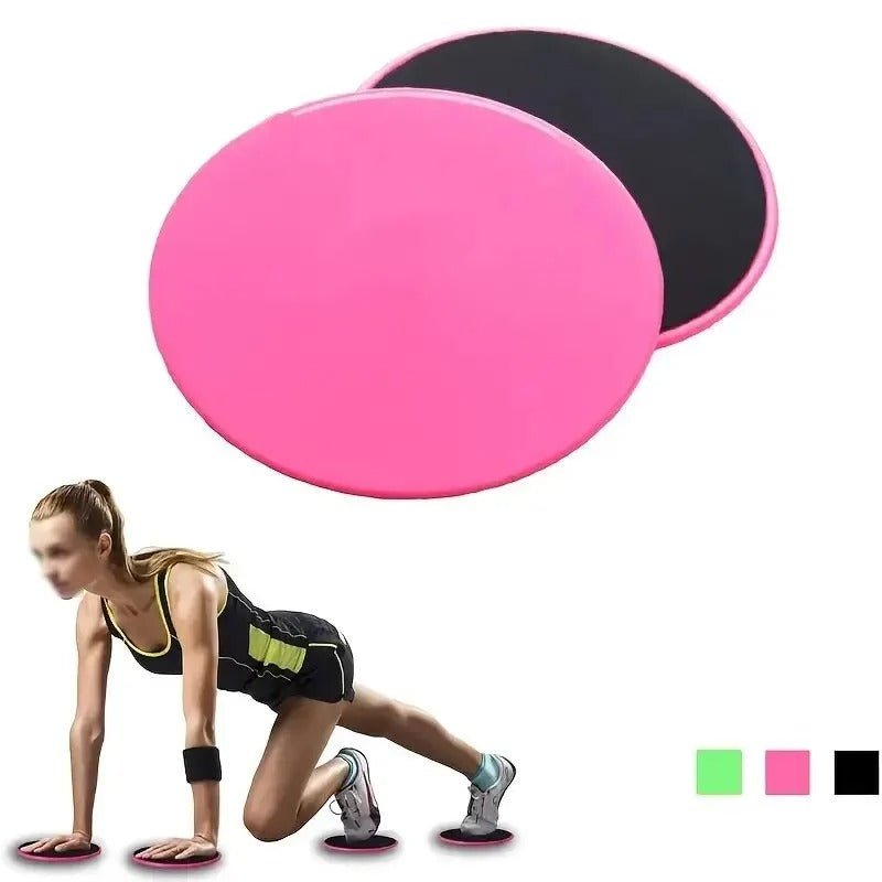 Disques de glisse - Fitness, Yoga, Pilates, Crossfit, Gym - Corps d`acier